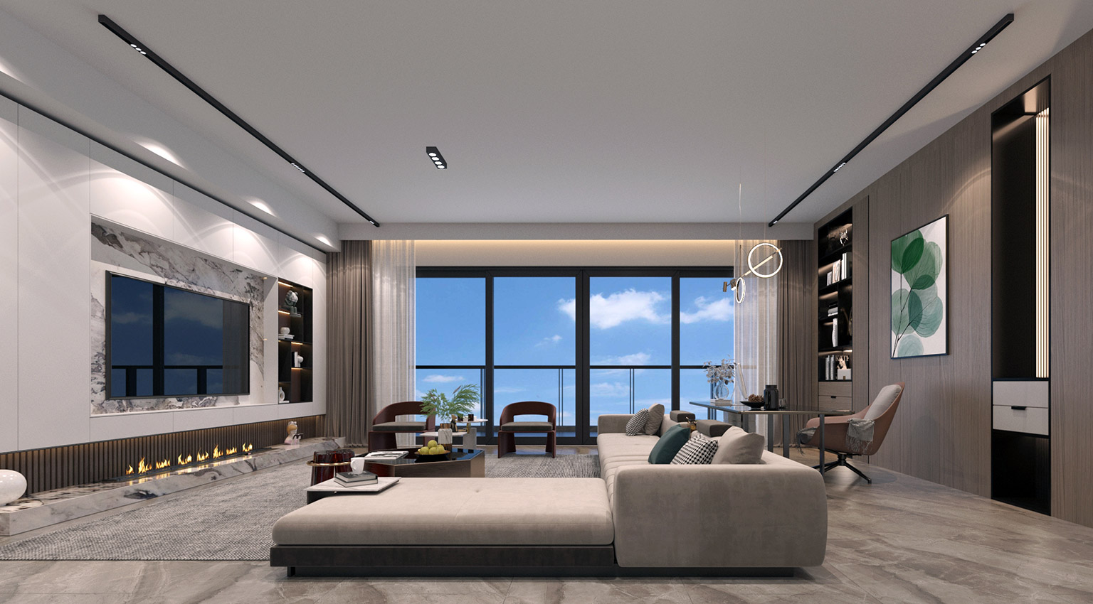 住宅小區(qū)室內(nèi)裝修設(shè)計案例1