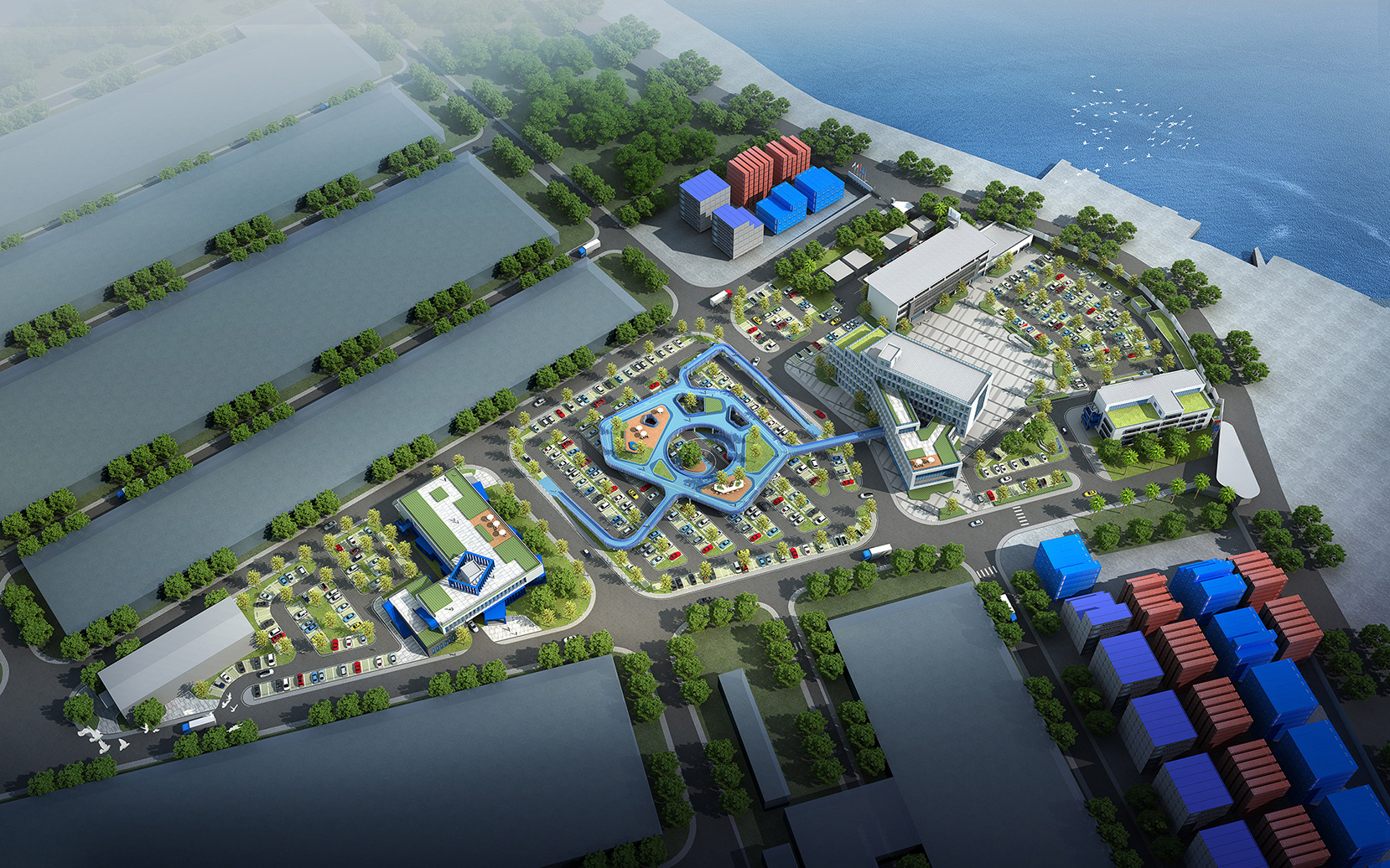 集團(tuán)公司辦公生活區(qū)規(guī)劃設(shè)計(jì)案例1