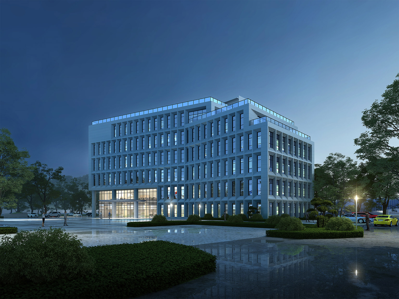 集團(tuán)公司辦公生活區(qū)規(guī)劃設(shè)計(jì)案例5