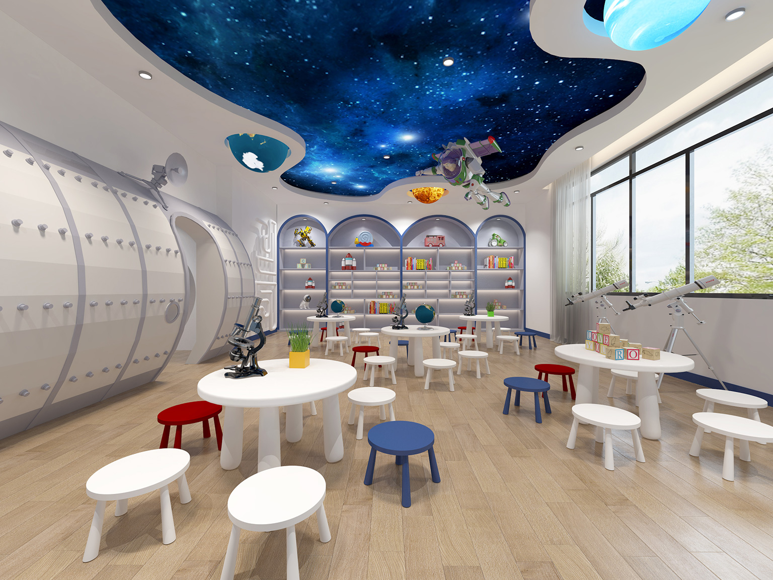 幼兒園室內(nèi)裝修設(shè)計(jì)案例3