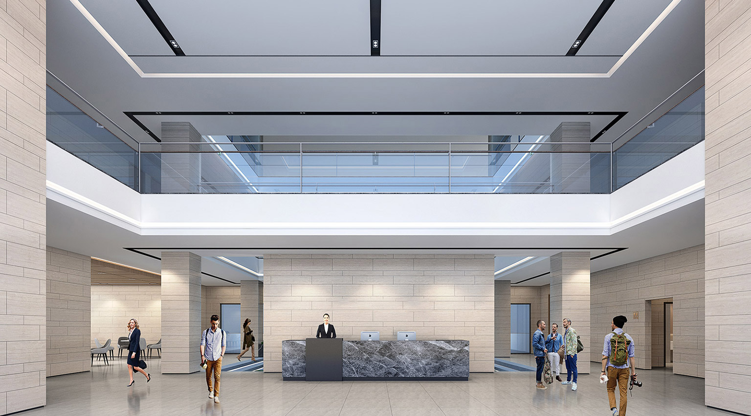 電子公司辦公樓室內(nèi)設(shè)計(jì)